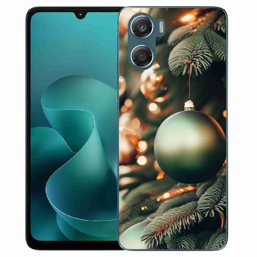 Gélový kryt mmCase na Motorola G06/G06 Power - vianočné ozdoby 1