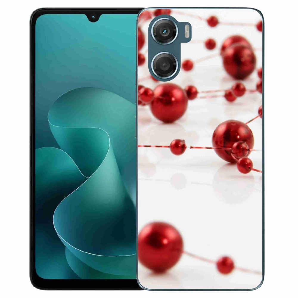 Gélový kryt mmCase na Motorola G06/G06 Power - vianočná reťaz