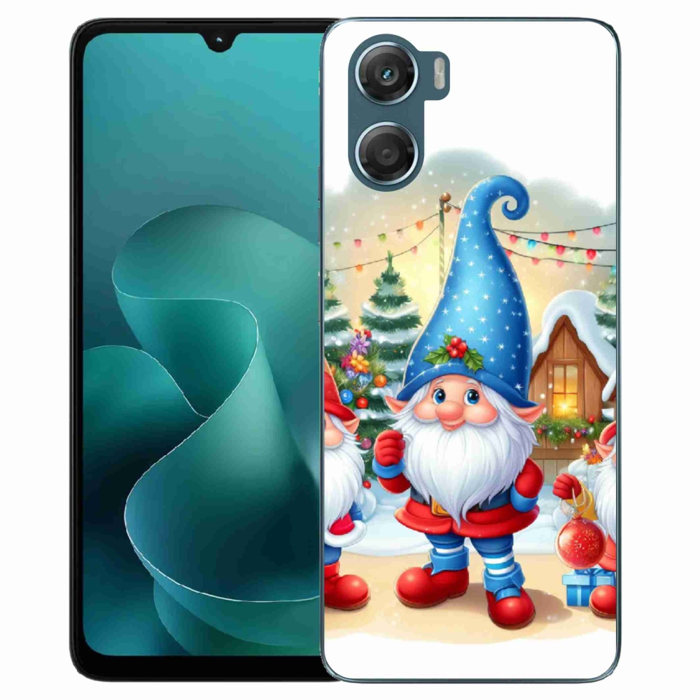 Gélový kryt mmCase na Motorola G06/G06 Power - vianočné škriatkovia