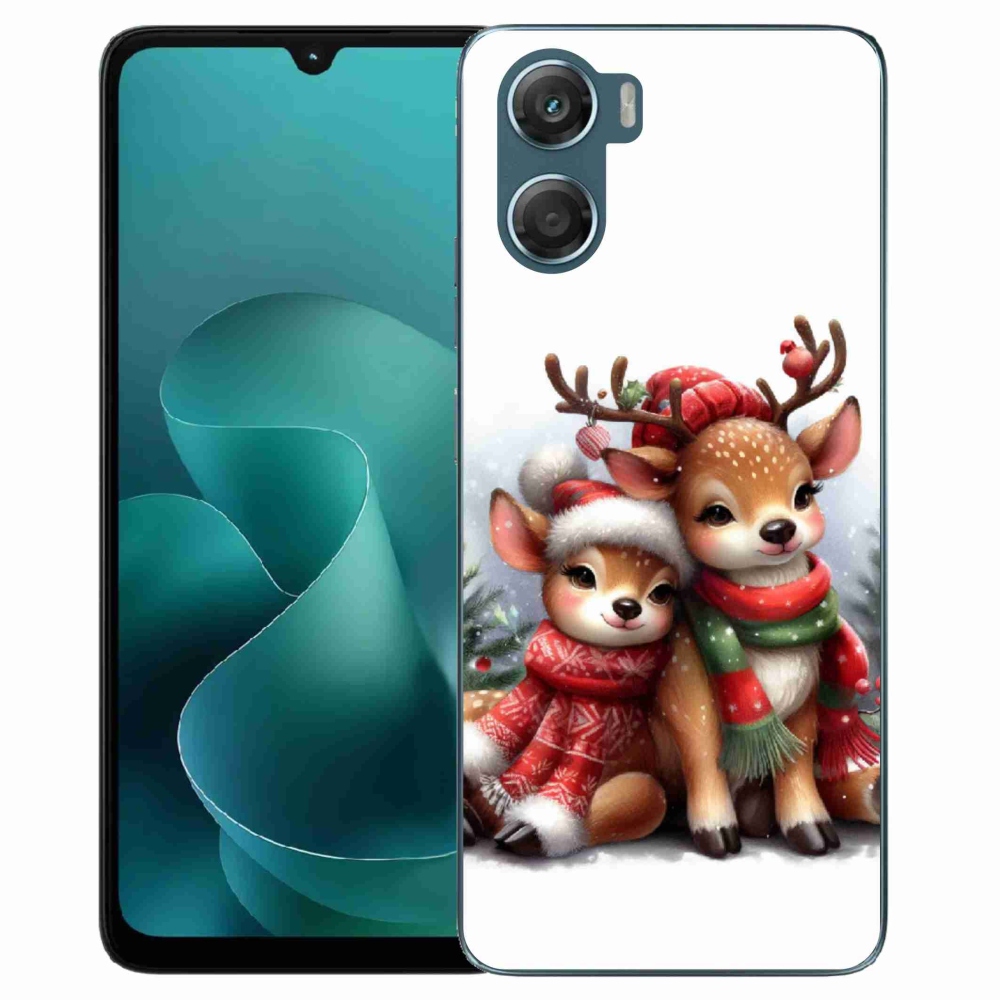 Gélový kryt mmCase na Motorola G06/G06 Power - vianočné soby