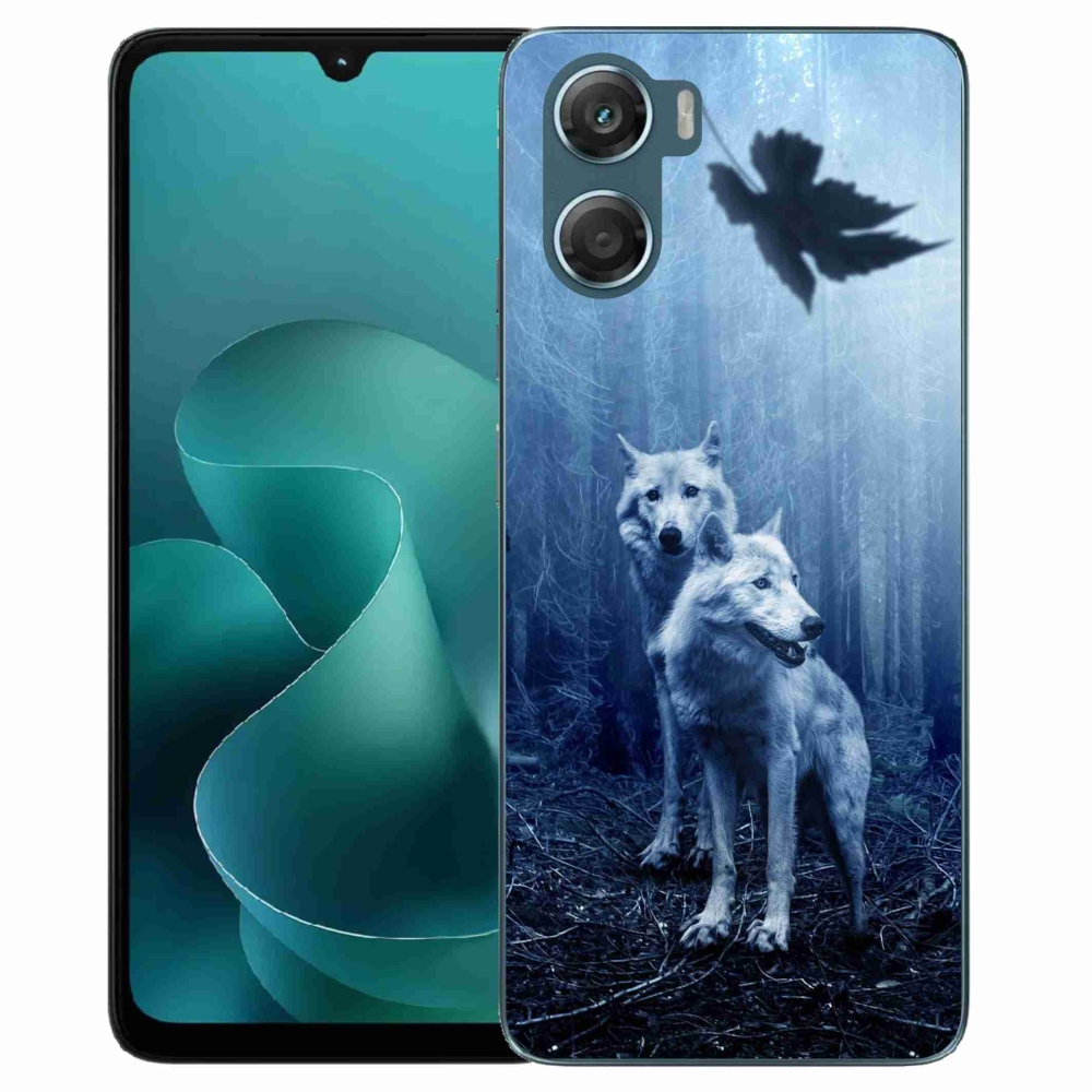 Gélový kryt mmCase na Motorola G06/G06 Power - vlci v lese