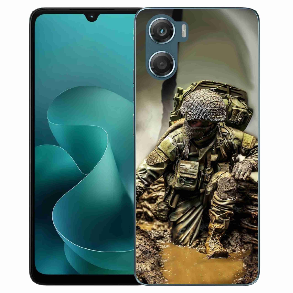 Gélový kryt mmCase na Motorola G06/G06 Power - vojak