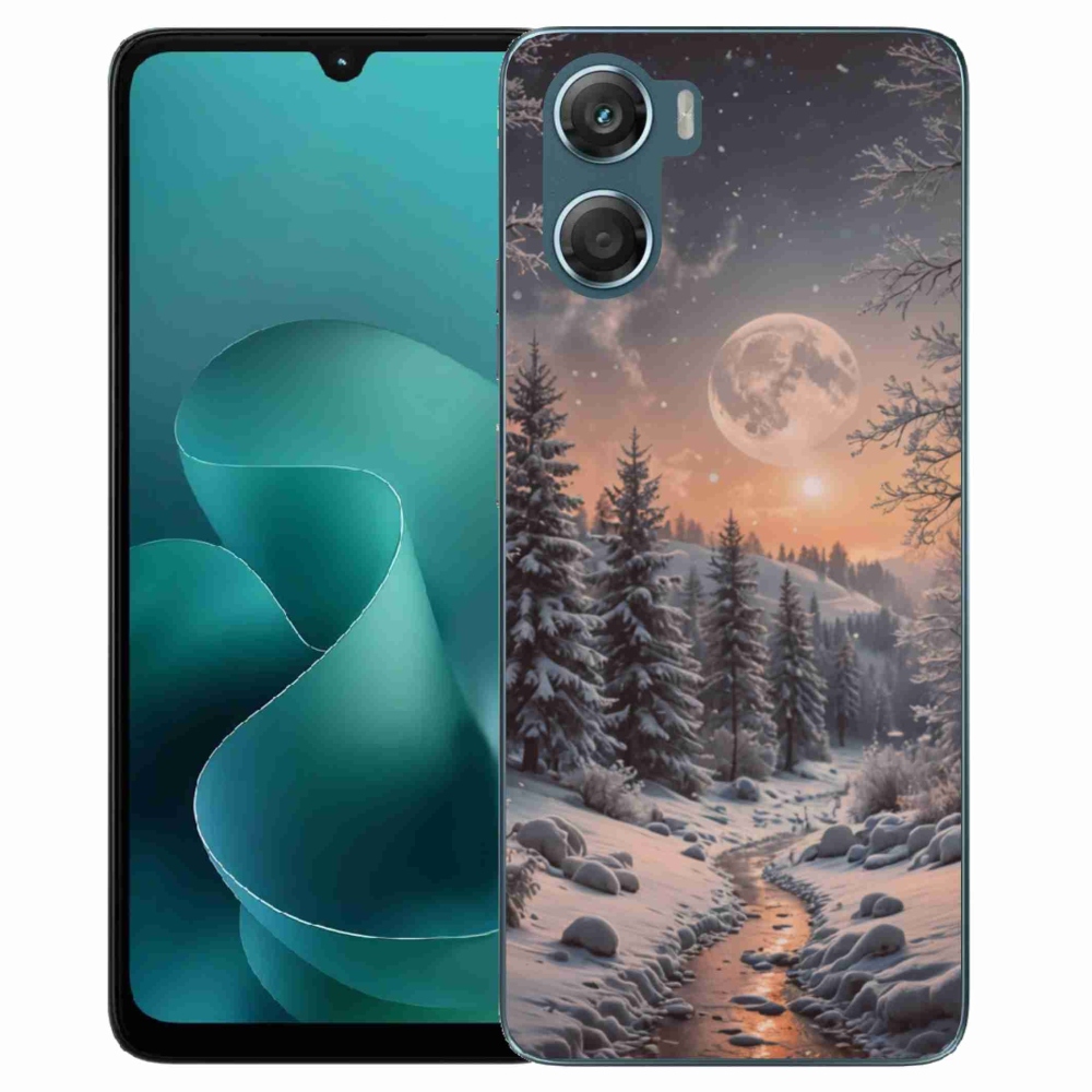 Gélový kryt mmCase na Motorola G06/G06 Power - zimná krajina 2
