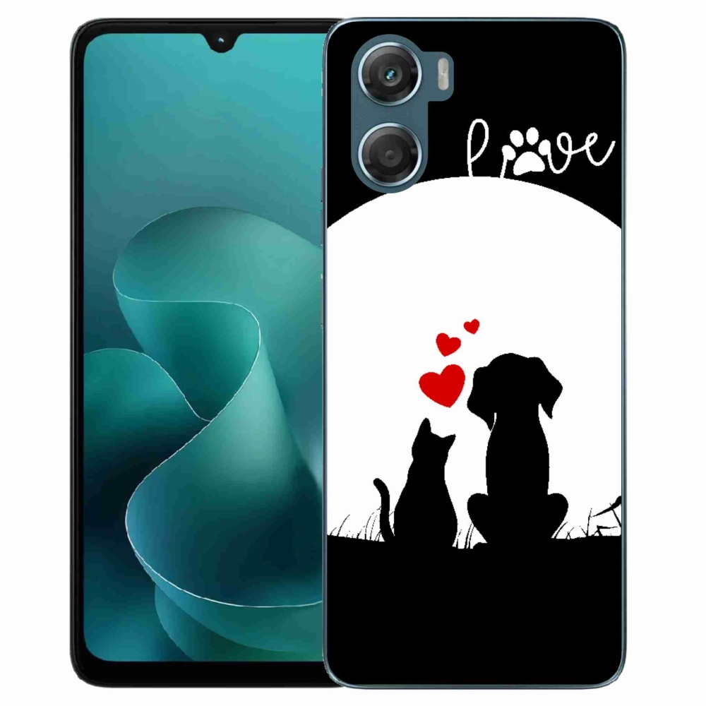 Gélový kryt mmCase na Motorola G06/G06 Power - zvieracia láska