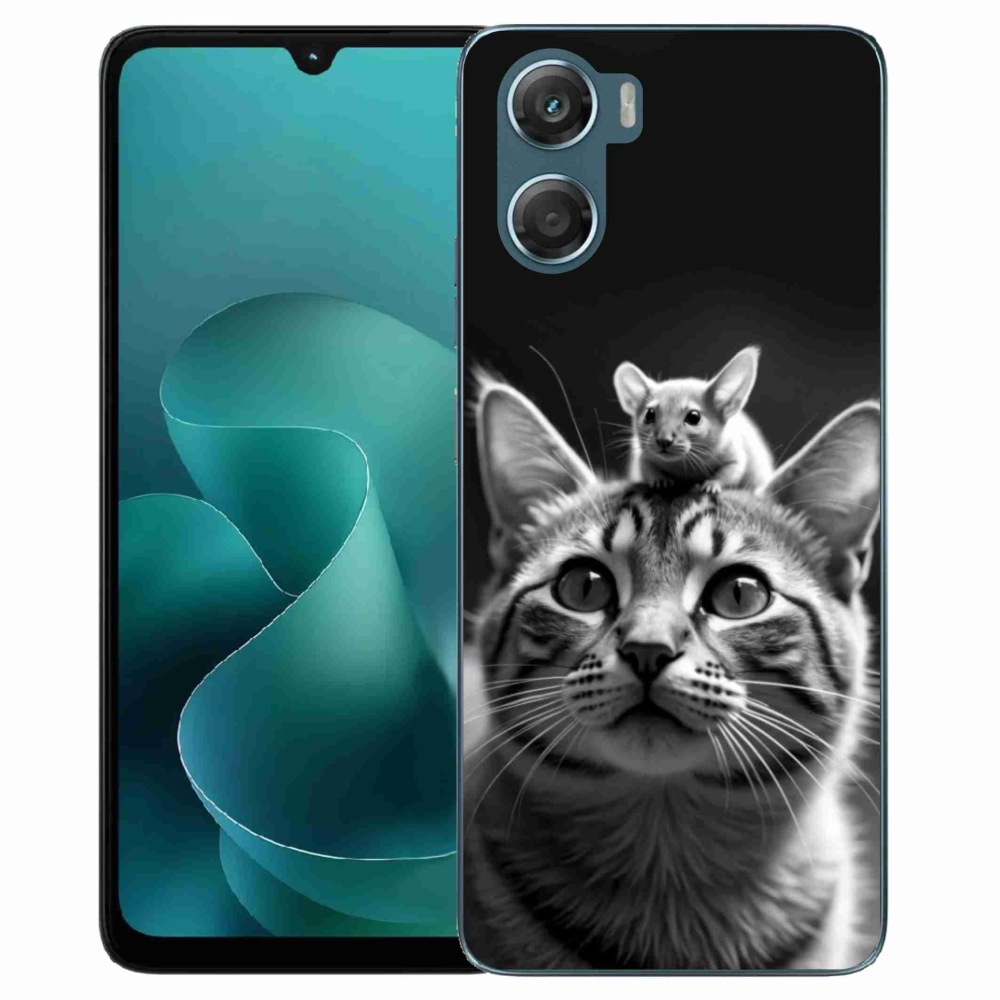 Gélový kryt mmCase na Motorola G06/G06 Power - zvieracie priateľstvo 2
