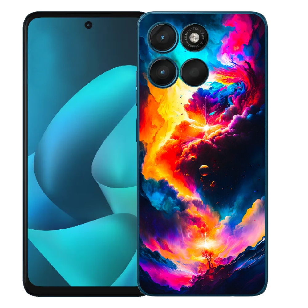 Gélový obal mmCase pre Motorola Moto G57 Power – abstraktný motív