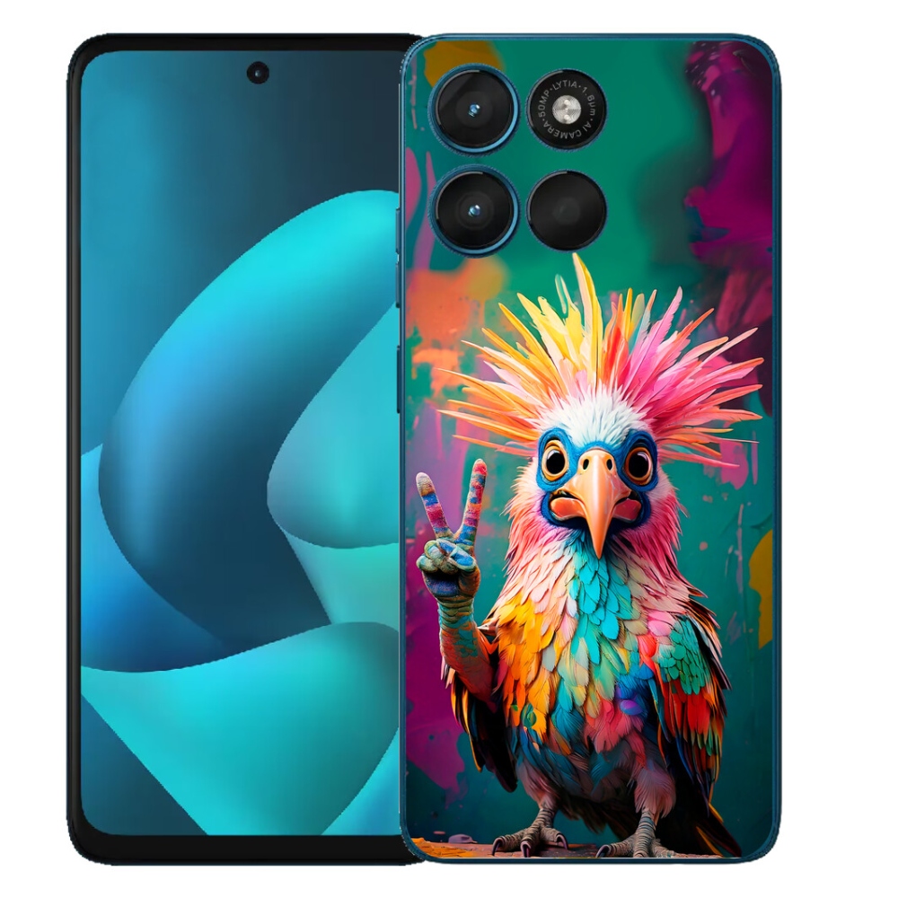 Gélový obal mmCase pre Motorola Moto G57 Power – farebný rebel