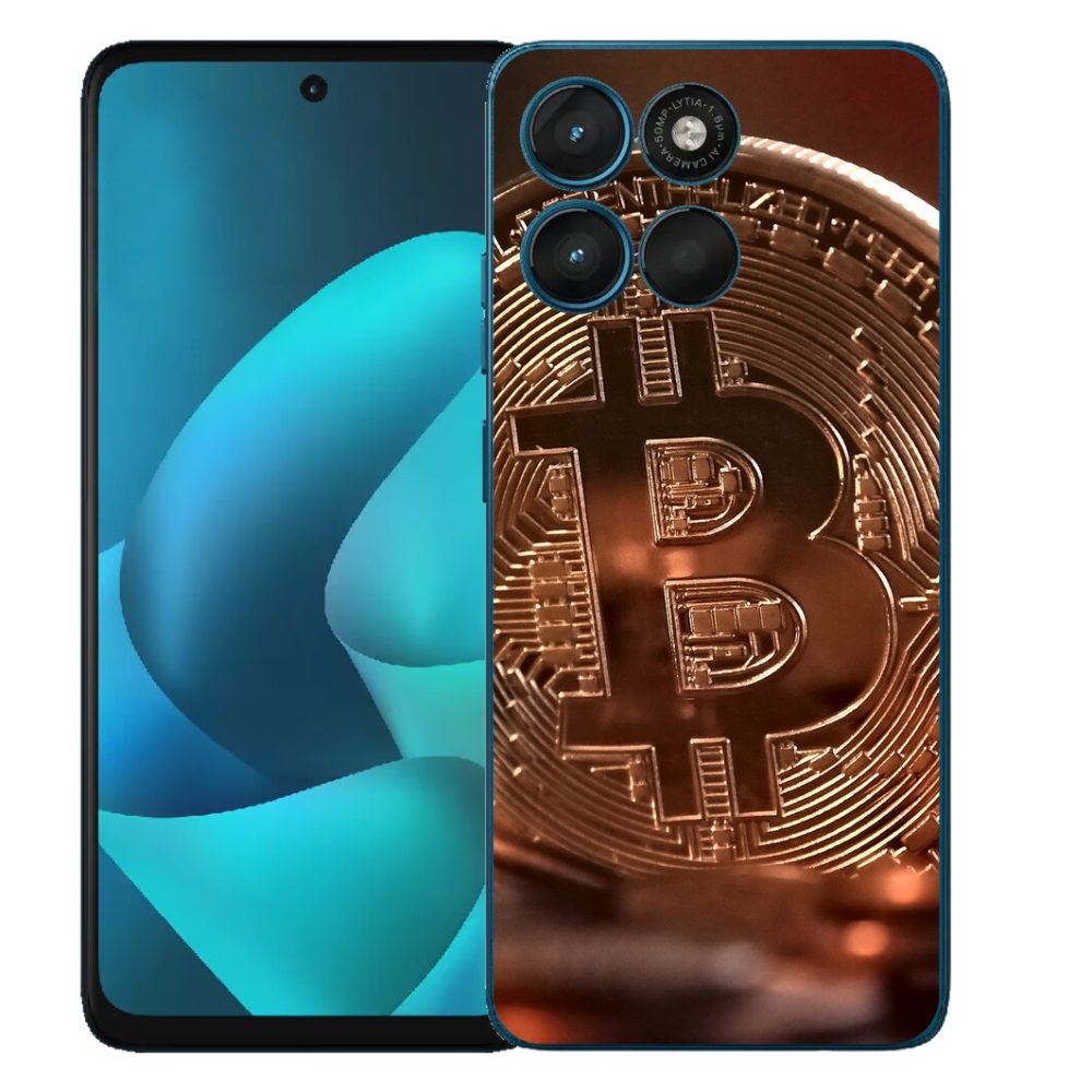Gélový obal mmCase pre Motorola Moto G57 Power – bitcoin
