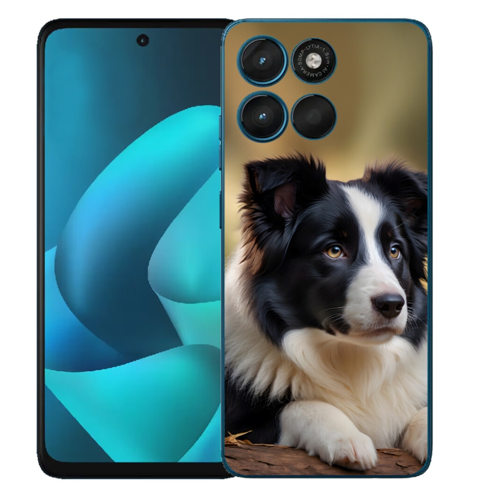 Gélový obal mmCase pre Motorola Moto G57 Power – border kolie 2