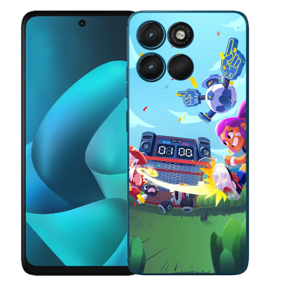 Gélový obal mmCase pre Motorola Moto G57 Power – Brawl Stars 1