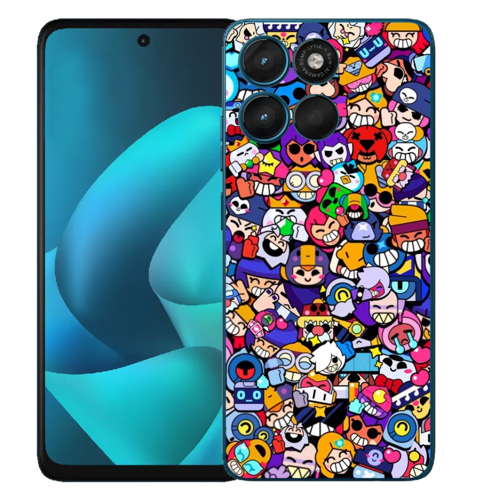 Gélový obal mmCase pre Motorola Moto G57 Power – Brawl Stars 2