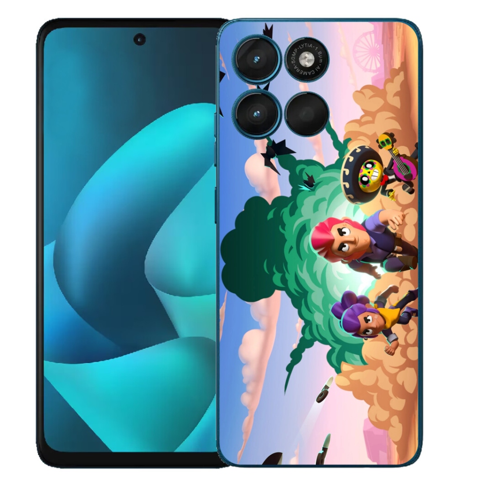 Gélový obal mmCase pre Motorola Moto G57 Power – Brawl Stars