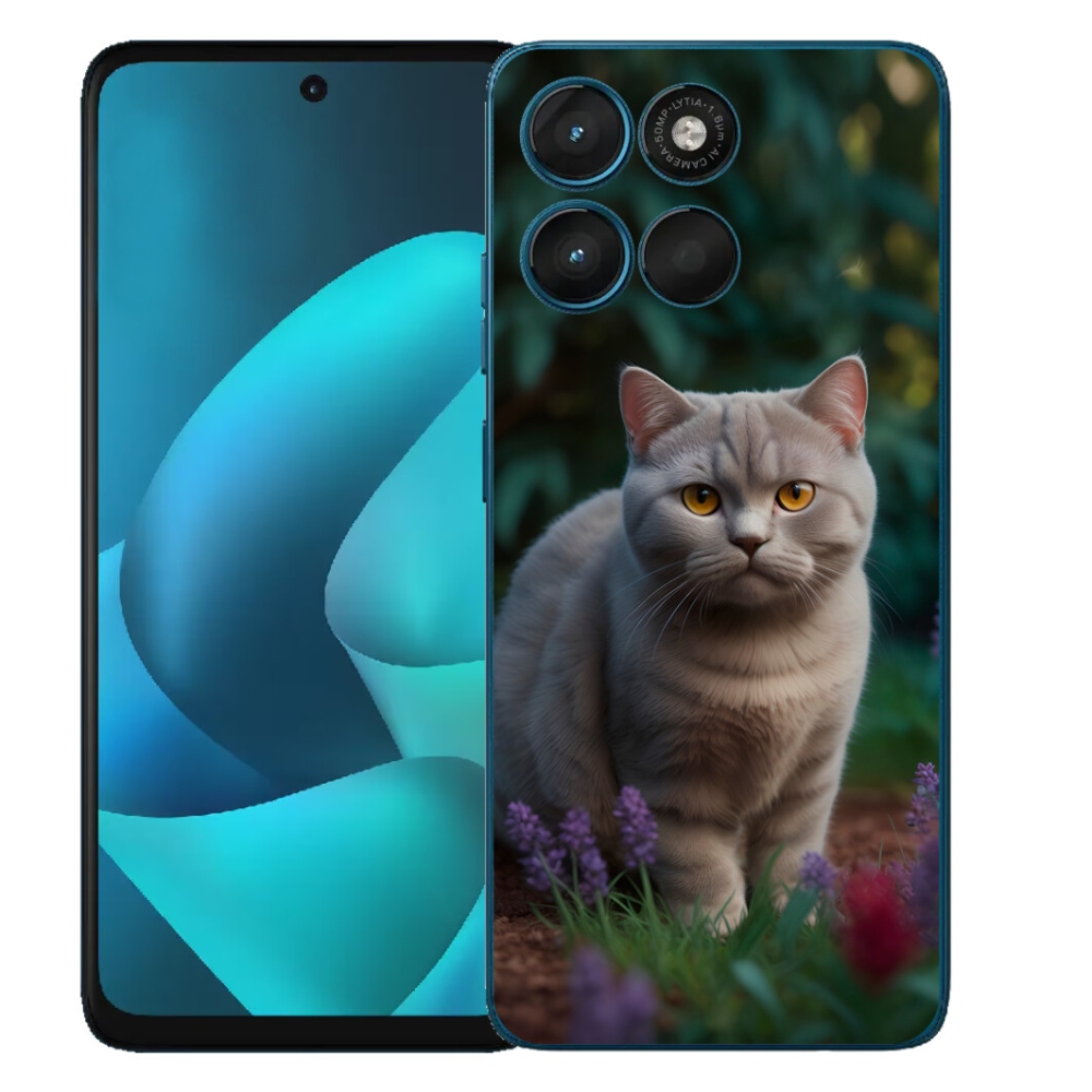 Gélový obal mmCase pre Motorola Moto G57 Power – britská mačka