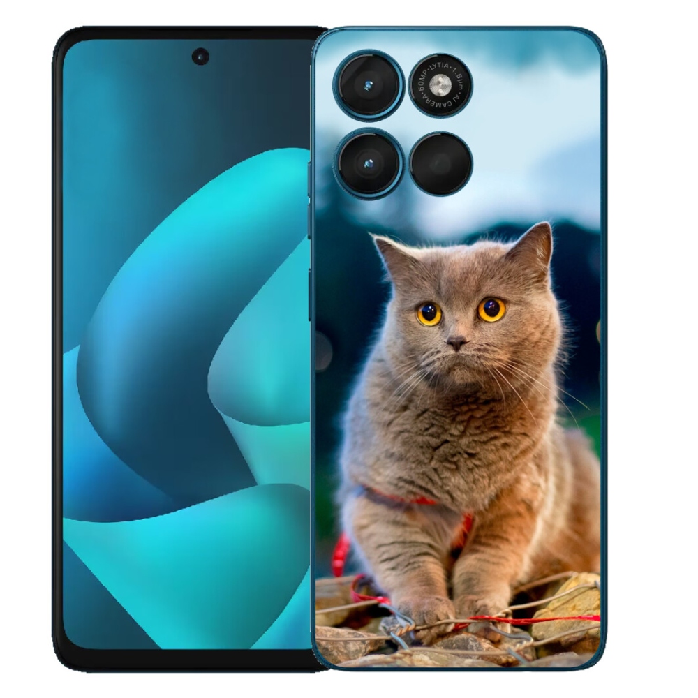 Gélové puzdro mmCase pre Motorola Moto G57 Power – britská modrá 2