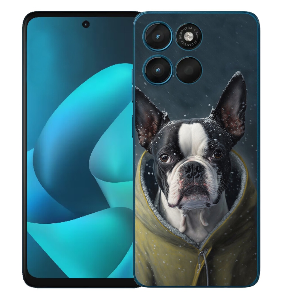 Gélový obal mmCase pre Motorola Moto G57 Power – buldoček