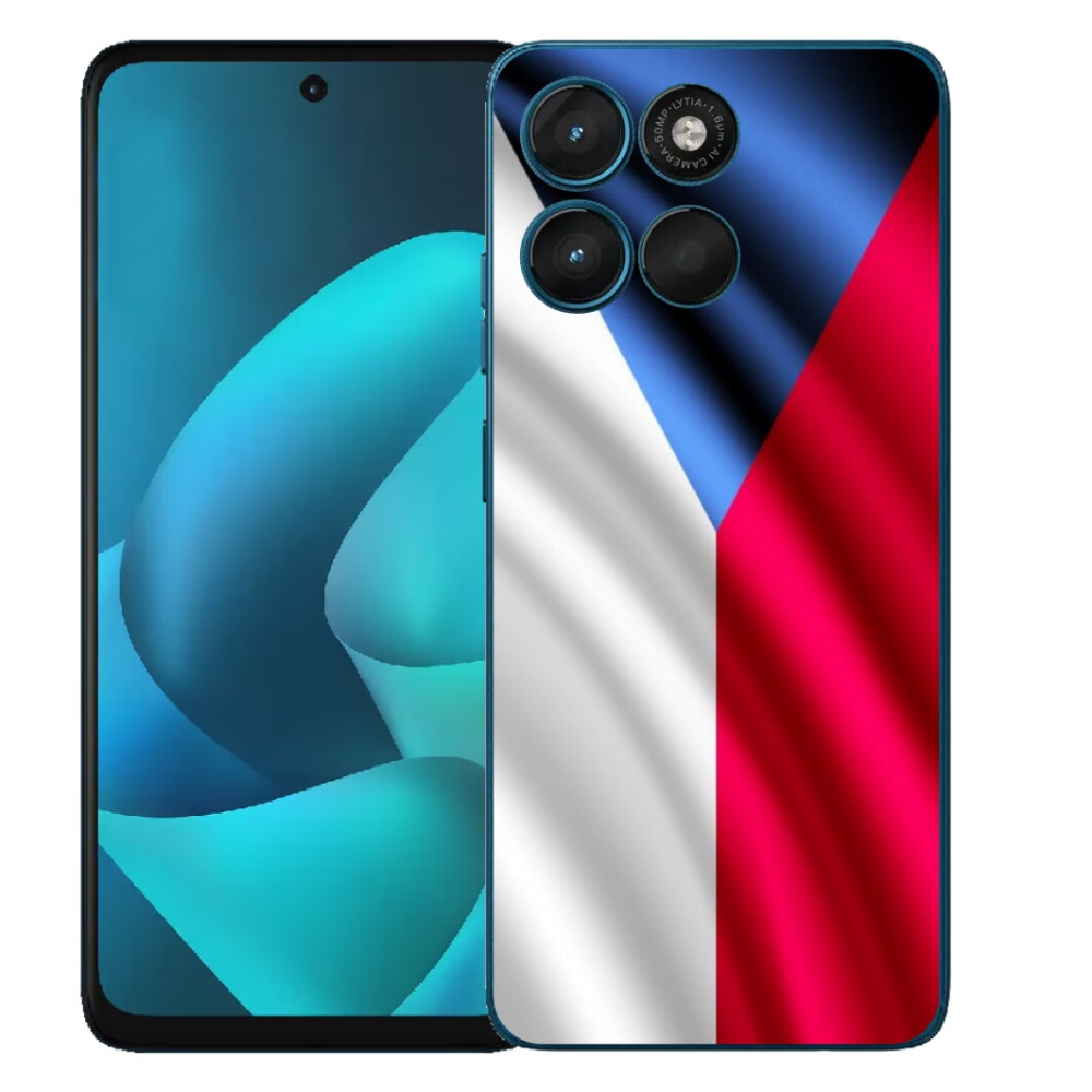Gélový obal mmCase pre Motorola Moto G57 Power – česká vlajka