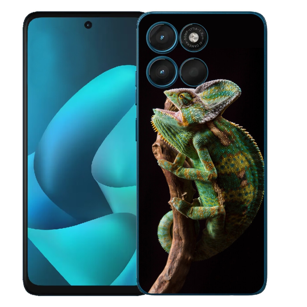 Gélový obal mmCase pre Motorola Moto G57 Power – chameleón