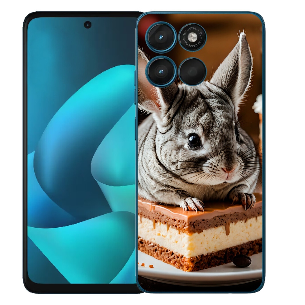 Gélový obal mmCase pre Motorola Moto G57 Power – činčila