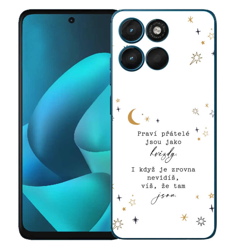 Gélový obal mmCase pre Motorola Moto G57 Power – citát 6 na bielom pozadí