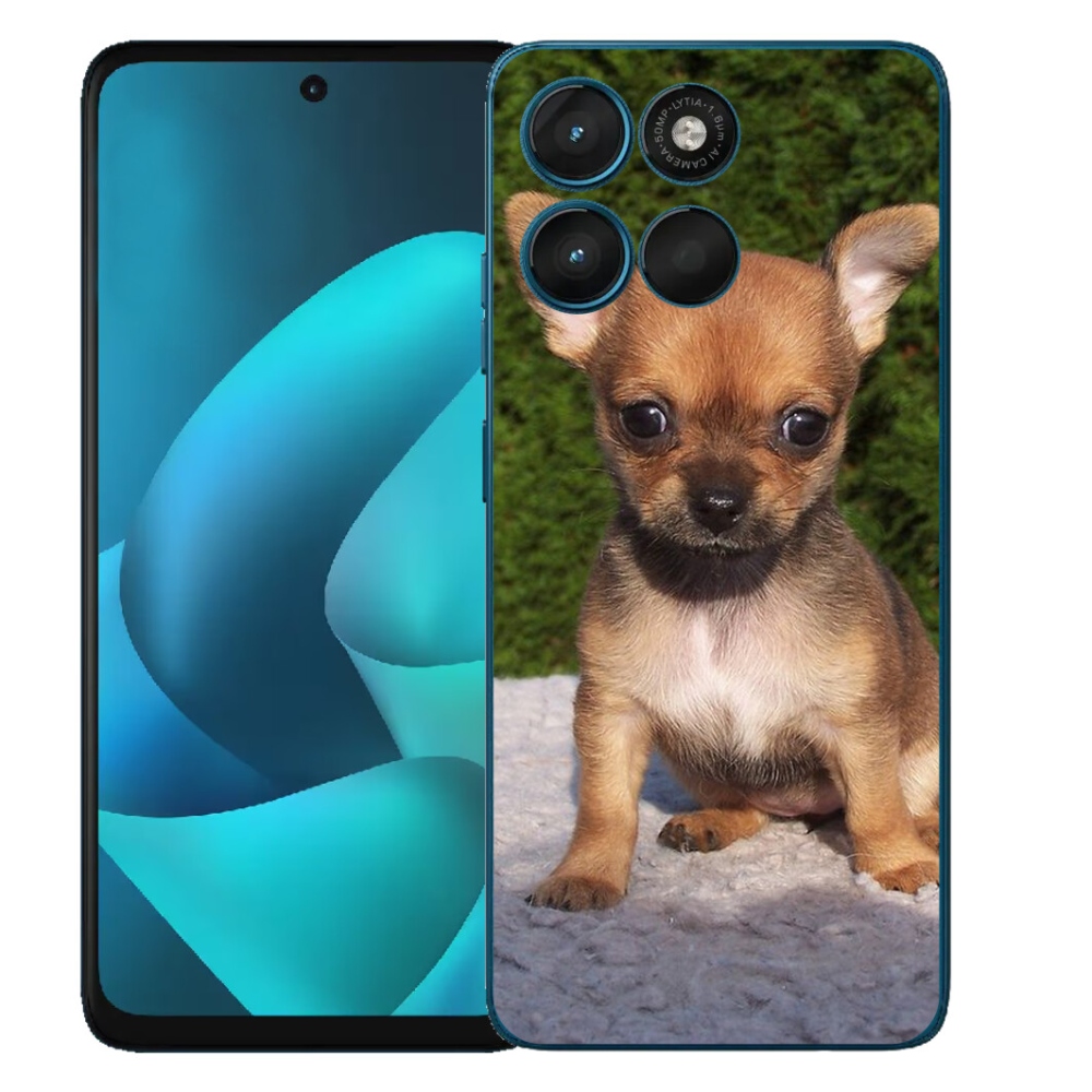 Gélový obal mmCase pre Motorola Moto G57 Power – čivava 3