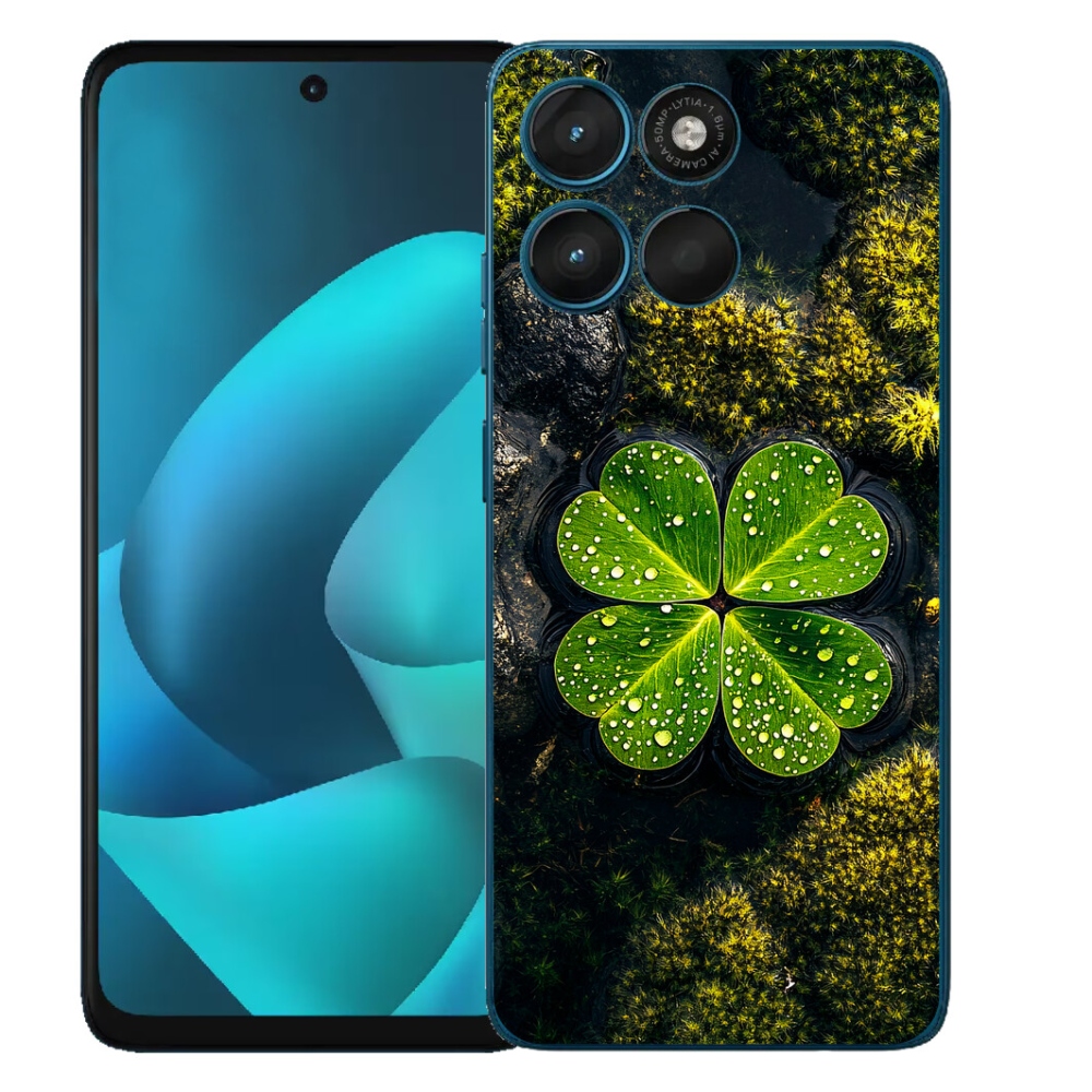 Gélový obal mmCase pre Motorola Moto G57 Power – štvorlístok