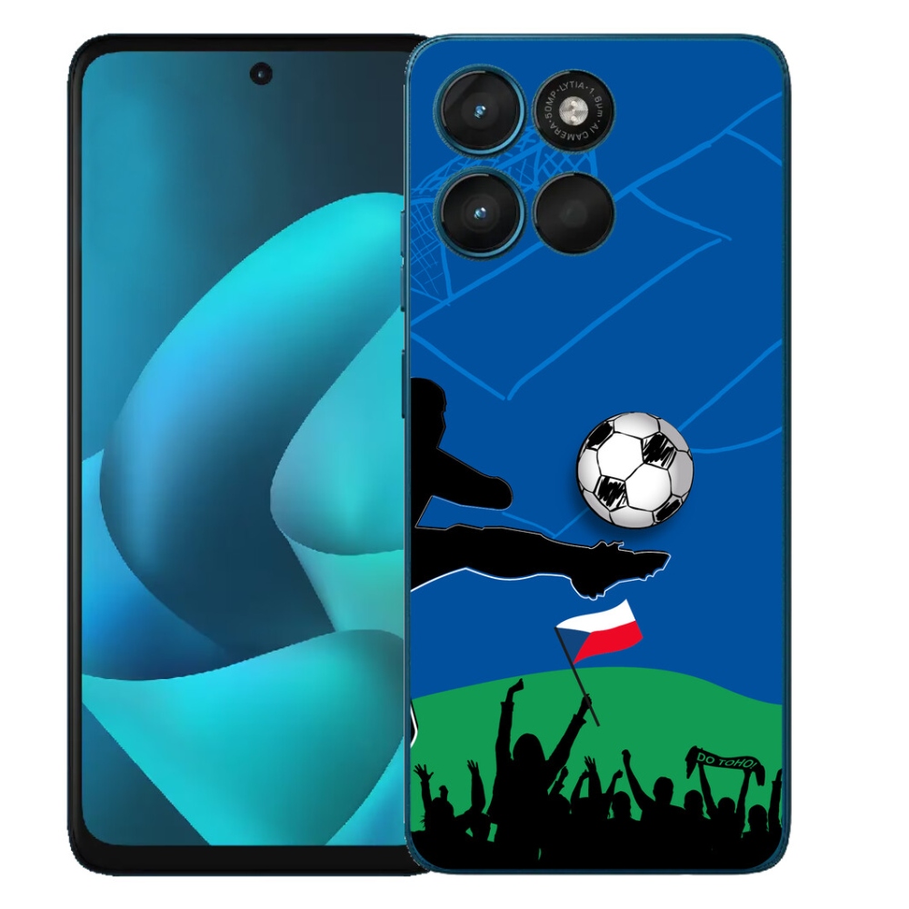 Gélový obal mmCase pre Motorola Moto G57 Power – fanúšikovia futbalu