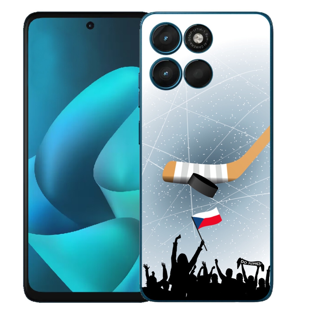 Gélové puzdro mmCase pre Motorola Moto G57 Power – fanúšikovia hokeja