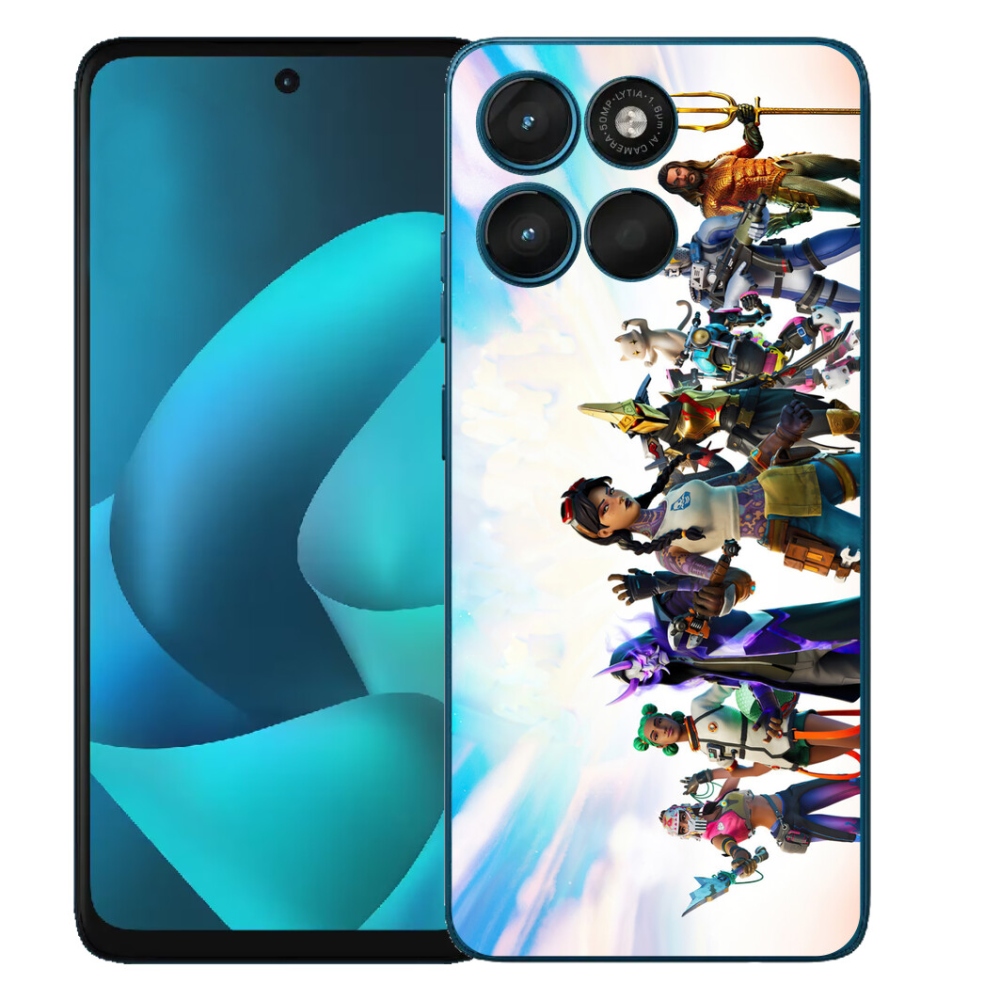 Gélový obal mmCase pre Motorola Moto G57 Power – Fortnite