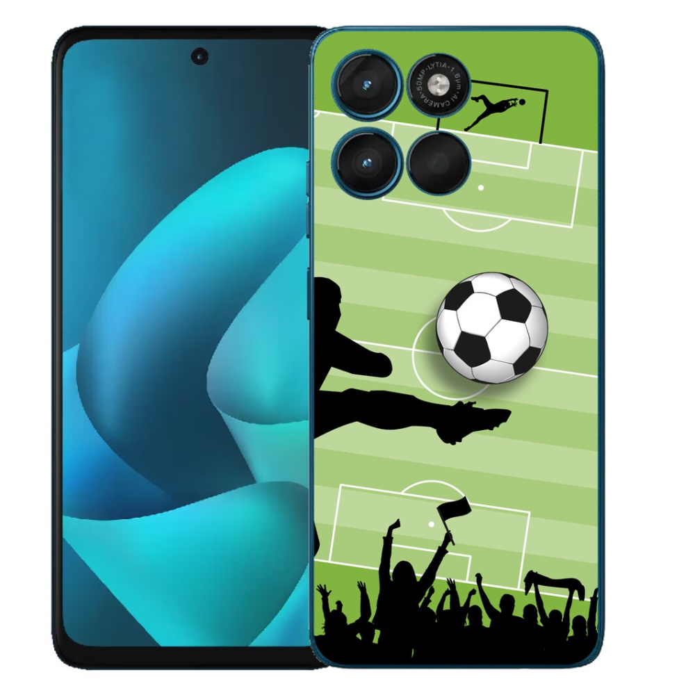 Gélový obal mmCase pre Motorola Moto G57 Power – futbal 3
