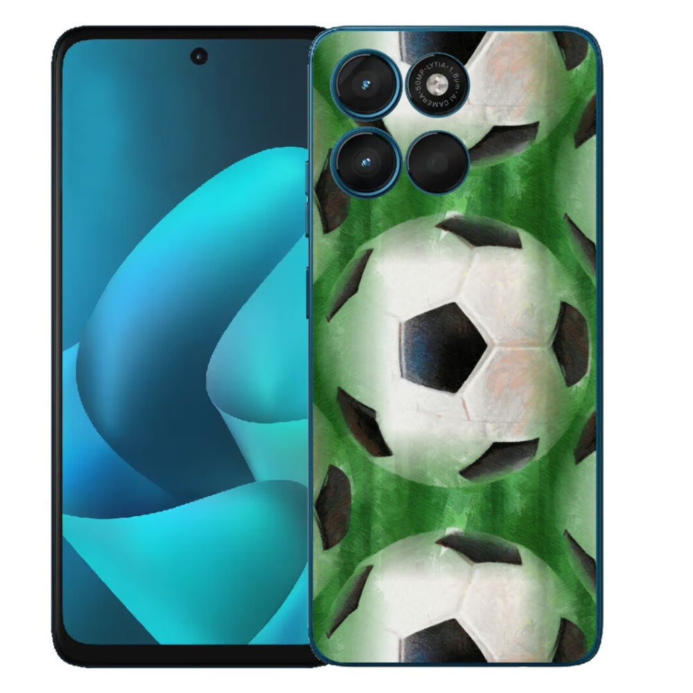 Gélový obal mmCase pre Motorola Moto G57 Power – futbalová lopta