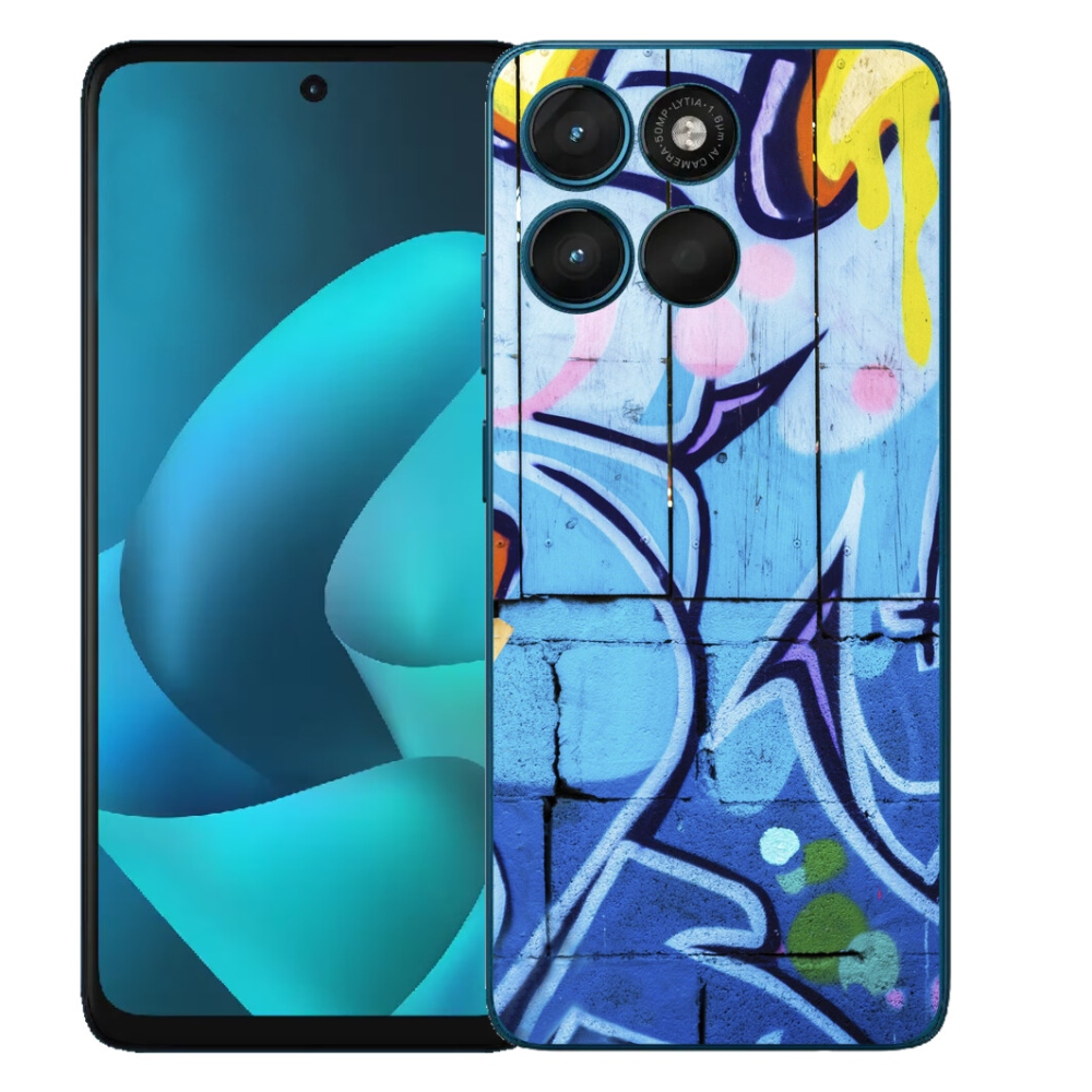 Gélový obal mmCase pre Motorola Moto G57 Power – graffiti