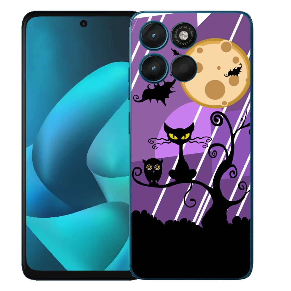 Gélový obal mmCase pre Motorola Moto G57 Power – halloween