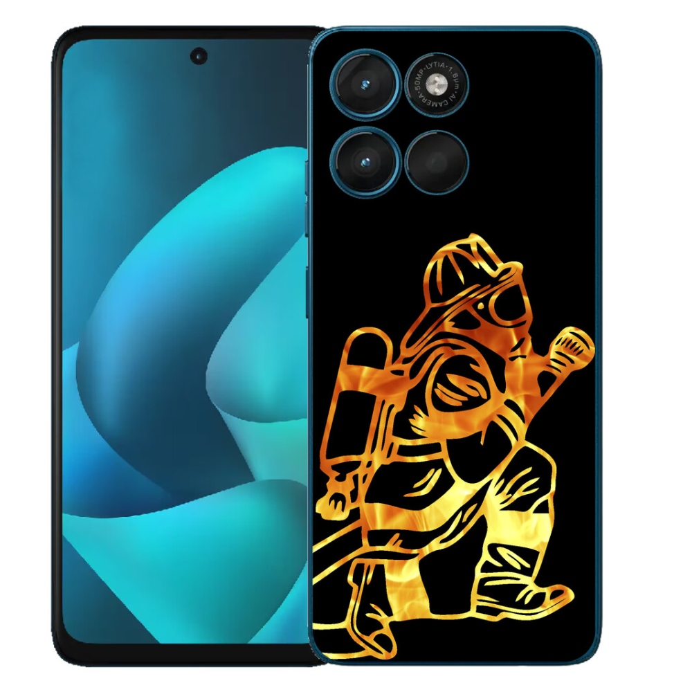 Gélový obal mmCase pre Motorola Moto G57 Power – hasič 1