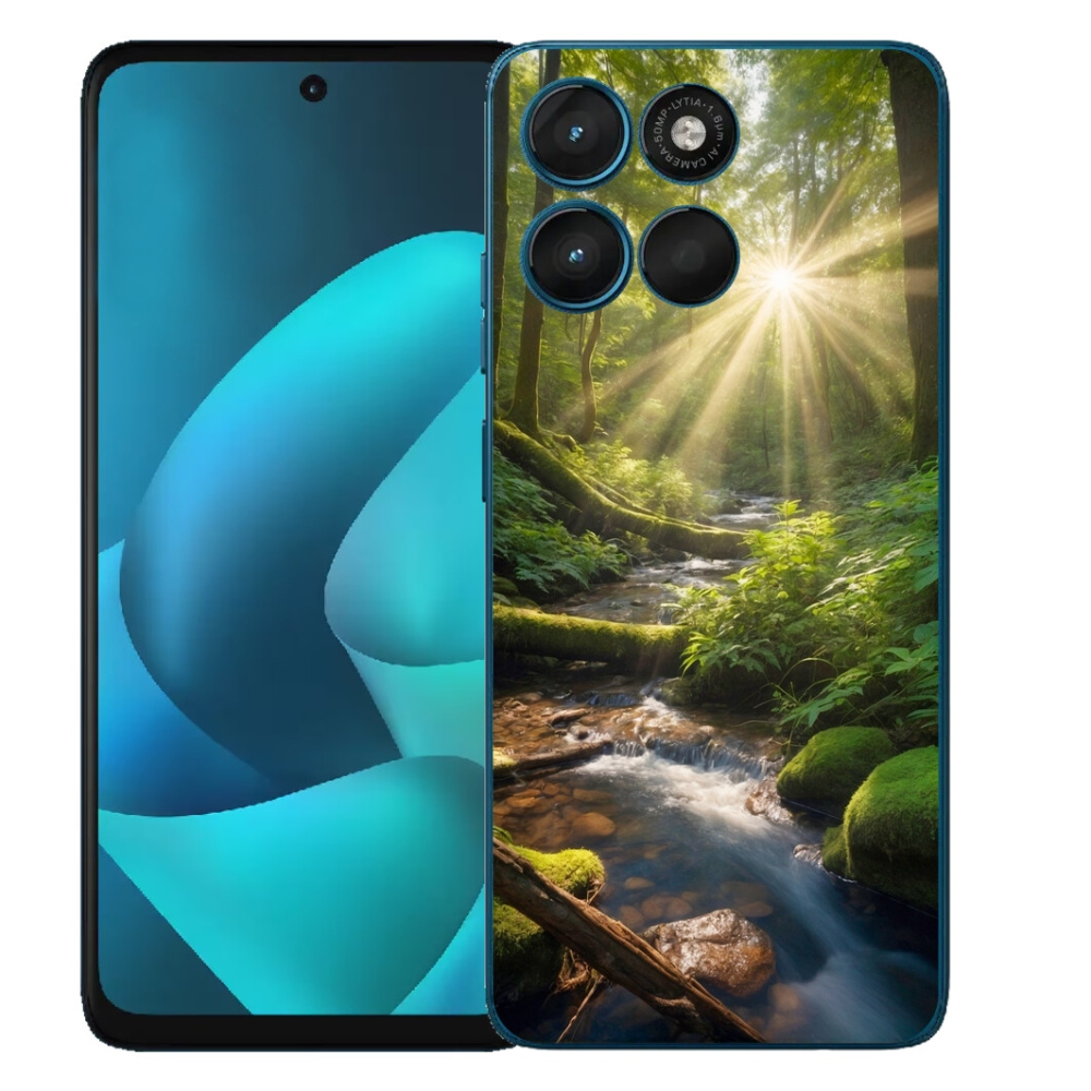 Gélový obal mmCase pre Motorola Moto G57 Power – farba „hlbina lesa“
