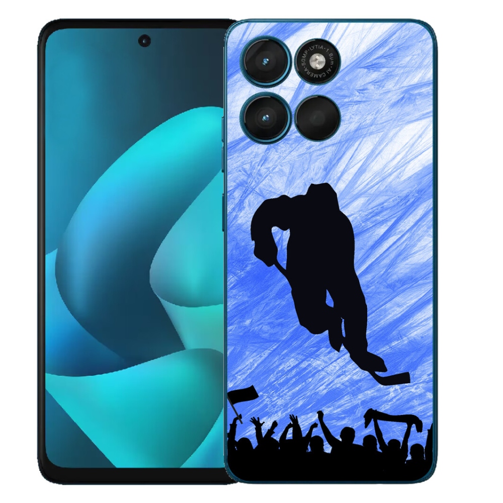 Gélový obal mmCase pre Motorola Moto G57 Power – hokejista