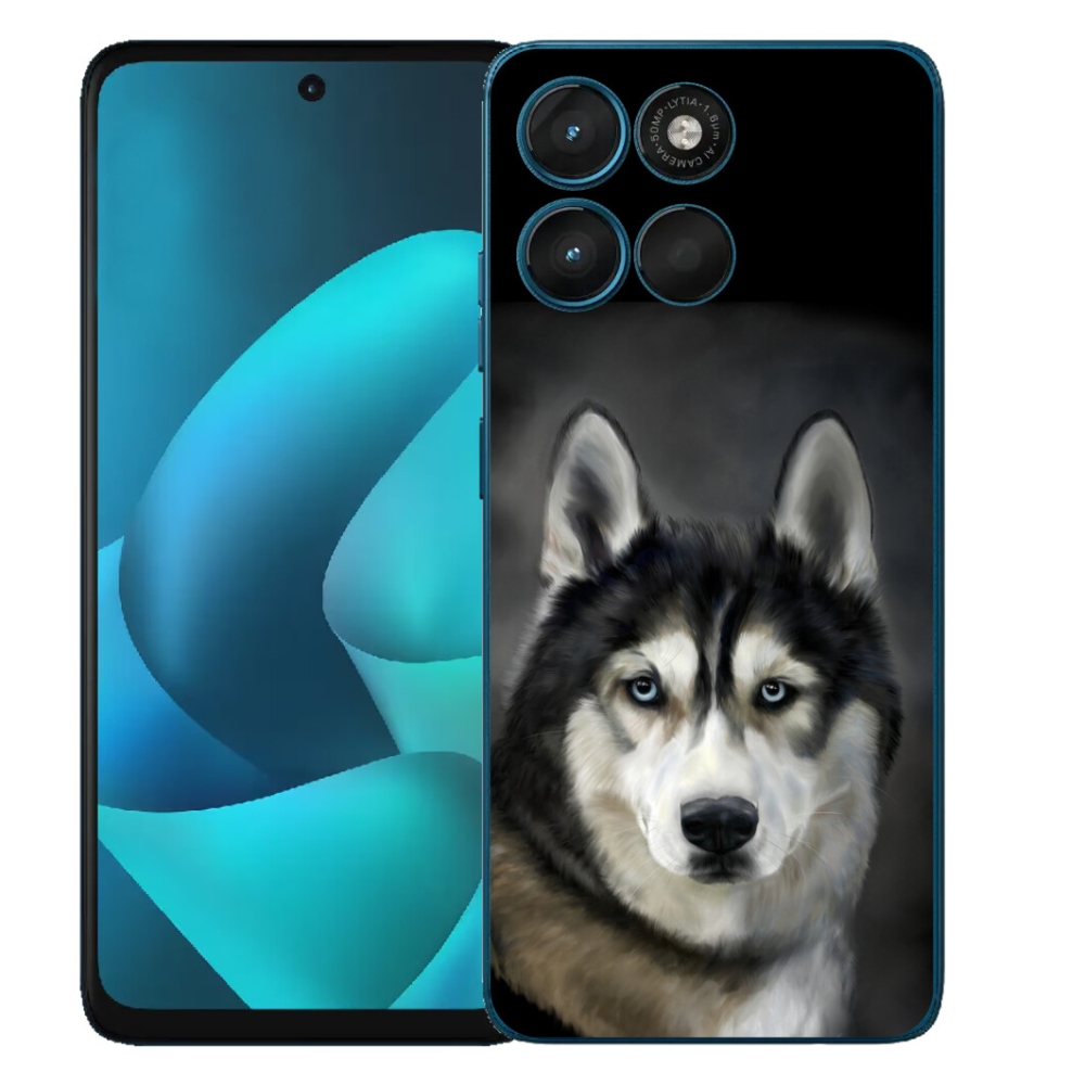Gélový obal mmCase pre Motorola Moto G57 Power – husky