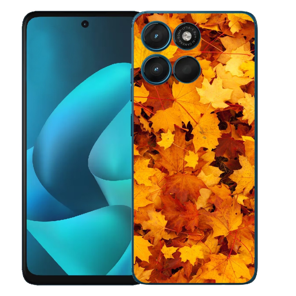 Gélový obal mmCase pre Motorola Moto G57 Power – javorové listy