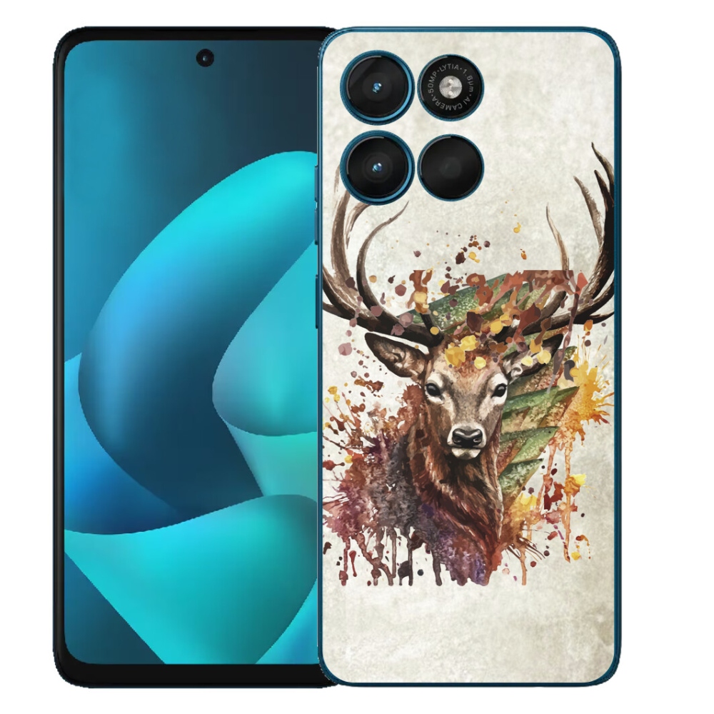 Gélový obal mmCase pre Motorola Moto G57 Power – jeleň 1
