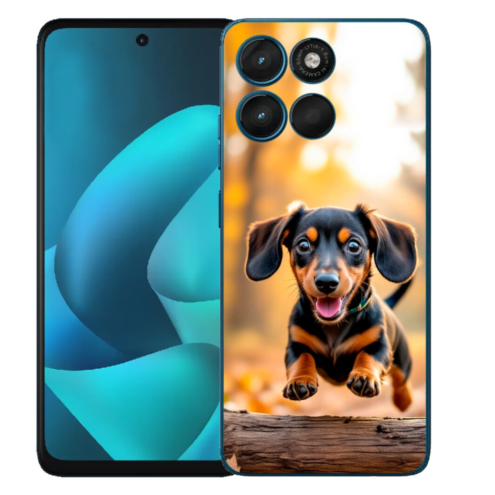 Gélový obal mmCase pre Motorola Moto G57 Power – jazvečík 2