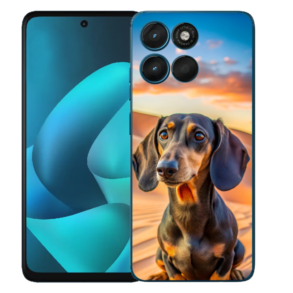 Gélový obal mmCase pre Motorola Moto G57 Power – jazvečík 3 