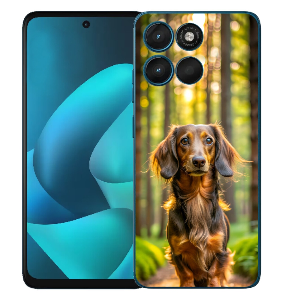 Gélový obal mmCase pre Motorola Moto G57 Power – jazvečík 4