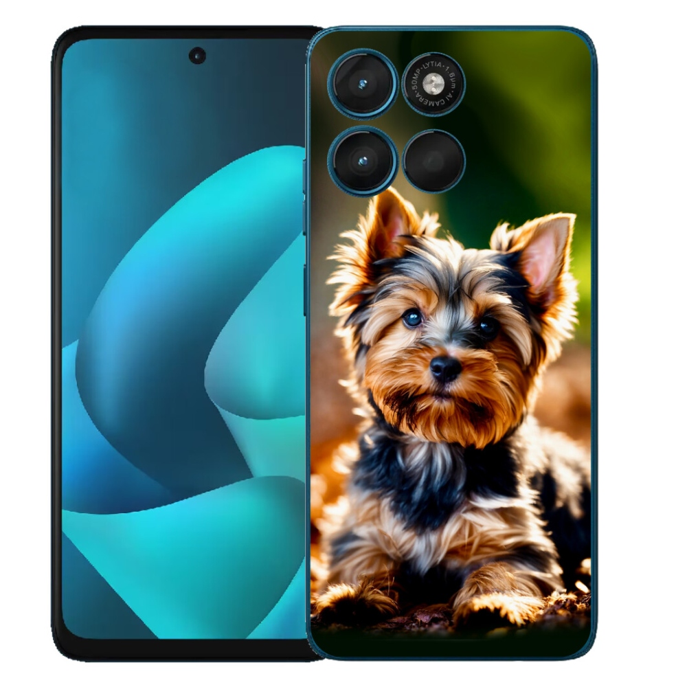 Gélový obal mmCase pre Motorola Moto G57 Power – jorkšír 10
