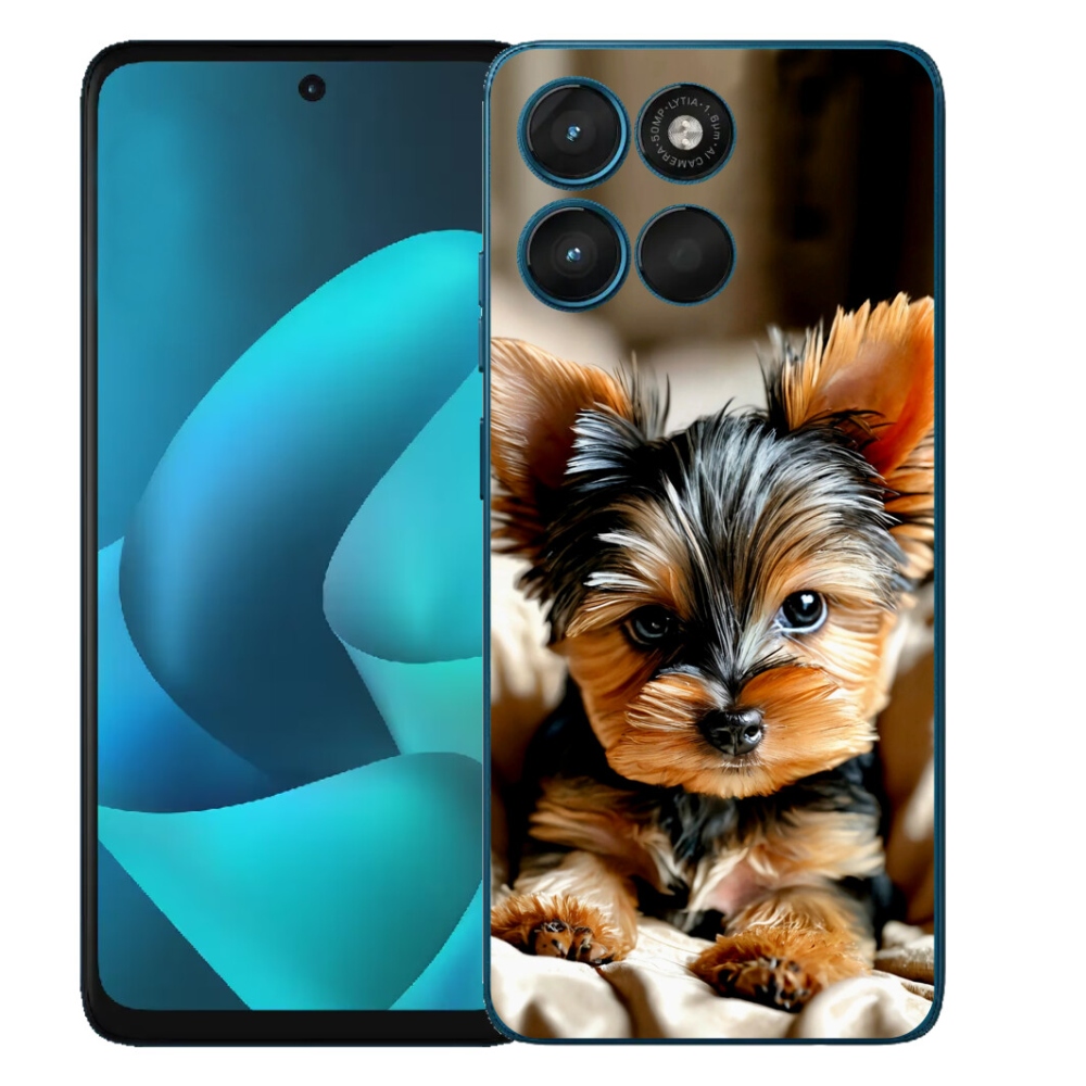 Gélový obal mmCase pre Motorola Moto G57 Power – jorkšír 11