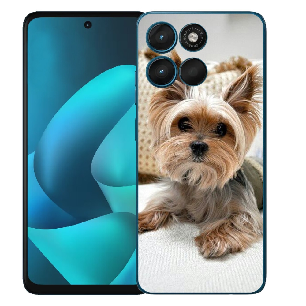 Gélový obal mmCase pre Motorola Moto G57 Power – jorkšír 5