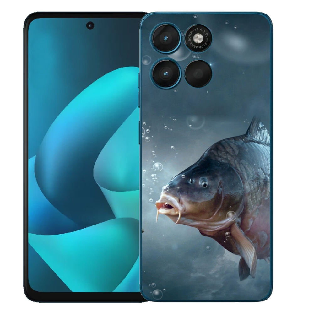 Gélový obal mmCase pre Motorola Moto G57 Power – kapor a bublinky