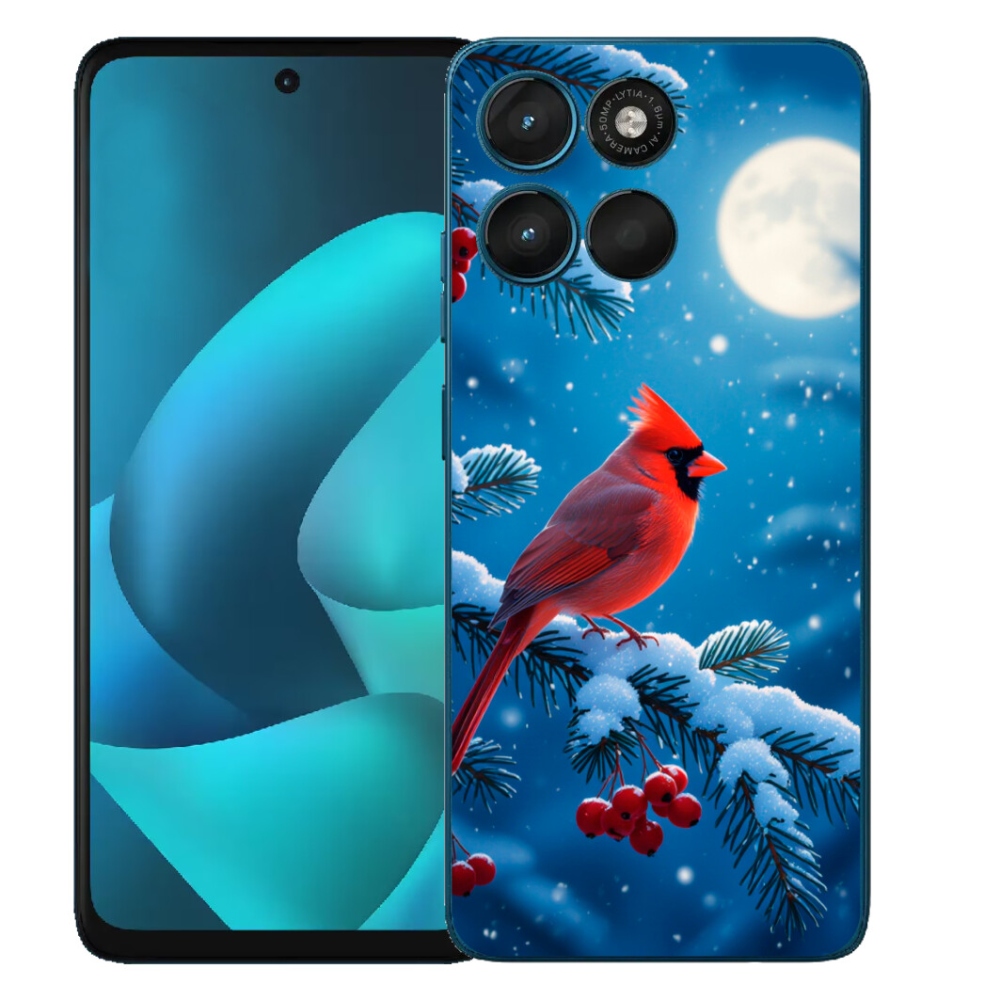 Gélový obal mmCase pre Motorola Moto G57 Power – kardinálska červená