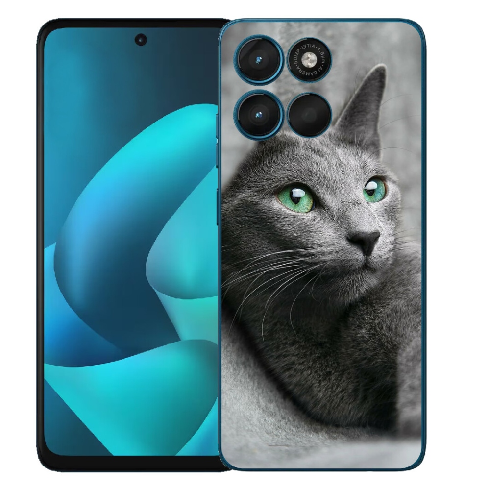Gélový obal mmCase pre Motorola Moto G57 Power – mačka 2