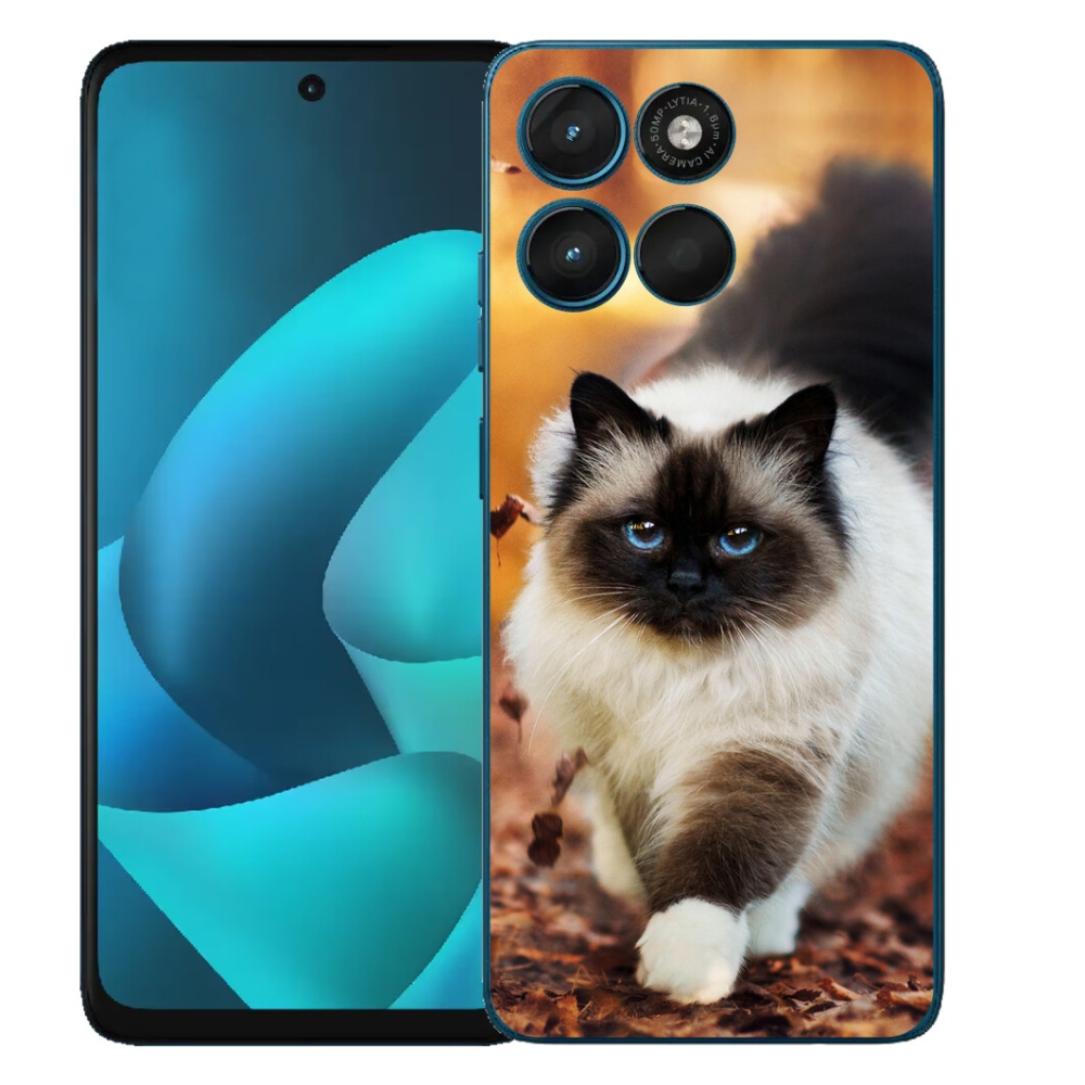 Gélový obal mmCase pre Motorola Moto G57 Power – mačka