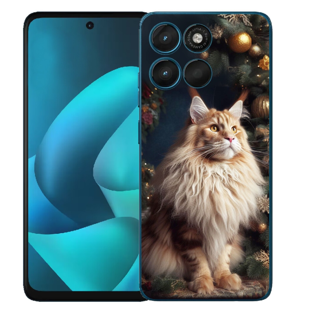 Gélový obal mmCase pre Motorola Moto G57 Power – mačka pri stromčeku