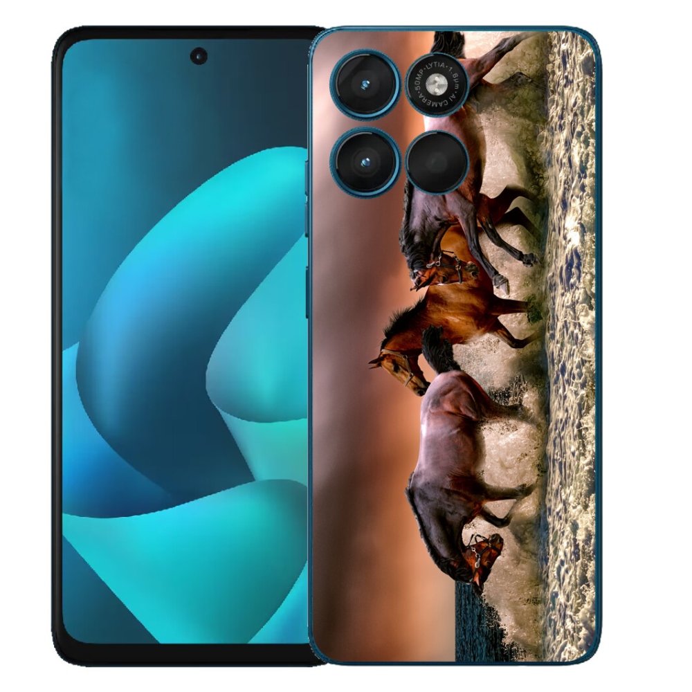 Gélový obal mmCase pre Motorola Moto G57 Power – kone 1